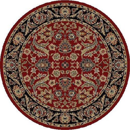 Concord Global Trading 7 ft. 10 in. Ankara Sultanabad - Round, Red 62009